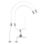 EISL FUTURA chrome white single lever basin mixer by EISL, Faucets - Ref: Foro24-446490, Price: 78,38 €, Discount: %