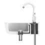 EISL FUTURA chrome white single lever basin mixer by EISL, Faucets - Ref: Foro24-446490, Price: 78,38 €, Discount: %