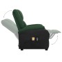 Sillón de masaje elevable tela verde oscuro de vidaXL, Sillones de masaje eléctricos - Ref: Foro24-329519, Precio: 310,10 €, ...