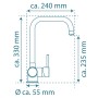 EISL FUTURA Niederdruck-Einhebel-Küchenarmatur mattschwarz von EISL, Wasserhähne - Ref: Foro24-446470, Preis: 100,26 €, Rabat...