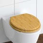 SCHÜTTE Tapa de váter con cierre suave NATURAL BAMBOO de SCHÜTTE, Asientos de inodoros y bidés - Ref: Foro24-446574, Precio: ...