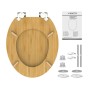 SCHÜTTE Toilettendeckel mit sanftem Schließmechanismus NATURAL BAMBOO von SCHÜTTE, Toiletten- und Bidetsitze - Ref: Foro24-44...