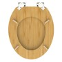 SCHÜTTE Toilettendeckel mit sanftem Schließmechanismus NATURAL BAMBOO von SCHÜTTE, Toiletten- und Bidetsitze - Ref: Foro24-44...