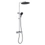 EISL Shower with mixer tap and thermostat GRANDE VITA black chrome by EISL, shower heads - Ref: Foro24-446477, Price: 186,41 ...