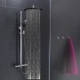 EISL Shower with mixer tap and thermostat GRANDE VITA black chrome by EISL, shower heads - Ref: Foro24-446477, Price: 186,41 ...