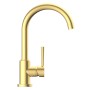 SCHÜTTE Single lever kitchen faucet with round spout CORNWALL matte gold by SCHÜTTE, Faucets - Ref: Foro24-446562, Price: 92,...