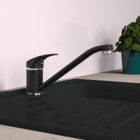 EISL GRANIT Einhebel-Küchenarmatur in Schwarz und Chrom von EISL, Wasserhähne - Ref: Foro24-446495, Preis: 66,40 €, Rabatt: %