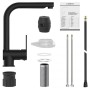 SCHÜTTE Single-lever kitchen faucet with removable spout LONDON matte black by SCHÜTTE, Faucets - Ref: Foro24-446563, Price: ...