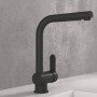 SCHÜTTE Single-lever kitchen faucet with removable spout LONDON matte black by SCHÜTTE, Faucets - Ref: Foro24-446563, Price: ...