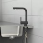 SCHÜTTE Single-lever kitchen faucet with removable spout LONDON matte black by SCHÜTTE, Faucets - Ref: Foro24-446563, Price: ...