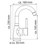 EISL Grifo monomando de lavabo FUTURA con desagüe cromado de EISL, Grifos - Ref: Foro24-446491, Precio: 75,69 €, Descuento: %