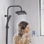 SCHÜTTE MALLORCA matte black shower set by SCHÜTTE, shower heads - Ref: Foro24-446560, Price: 118,31 €, Discount: %