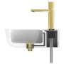 SCHÜTTE Grifo monomando de lavabo NEW YORK dorado mate de SCHÜTTE, Grifos - Ref: Foro24-446550, Precio: 126,29 €, Descuento: %