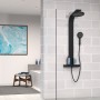 SCHÜTTE Shower with tray and thermostat SAMOA RAIN matt black by SCHÜTTE, shower heads - Ref: Foro24-446561, Price: 435,15 €,...