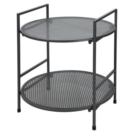 ProGarden Garden side table 2 heights anthracite gray matte steel by ProGarden, Garden tables - Ref: Foro24-446777, Price: 52...