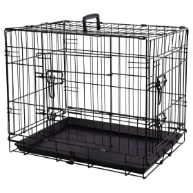 FLAMINGO Pet cage sliding door Mezo S black 43x61x50 cm by FLAMINGO, Pet carriers and boxes - Ref: Foro24-442447, Price: 57,9...