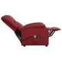 Sillón de masaje elevable cuero sintético rojo tinto de vidaXL, Sillones de masaje eléctricos - Ref: Foro24-329696, Precio: 3...