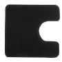 Kleine Wolke Relax black toilet bath mat 55x55 cm by Kleine Wolke, Rugs and bath mats - Ref: Foro24-442332, Price: 53,74 €, D...