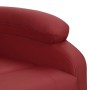 Sillón de masaje elevable cuero sintético rojo tinto de vidaXL, Sillones de masaje eléctricos - Ref: Foro24-329696, Precio: 3...