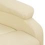 Sillón de masaje elevable cuero sintético crema de vidaXL, Sillones de masaje eléctricos - Ref: Foro24-329693, Precio: 373,04...