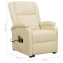 Sillón de masaje elevable cuero sintético crema de vidaXL, Sillones de masaje eléctricos - Ref: Foro24-329693, Precio: 373,04...