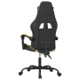 Black and gold synthetic leather gaming chair by vidaXL, Gaming chairs - Ref: Foro24-3143868, Price: 116,09 €, Discount: %