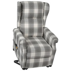 White and gray fabric lift chair by vidaXL, Electric massage chairs - Ref: Foro24-329480, Price: 296,99 €, Discount: %