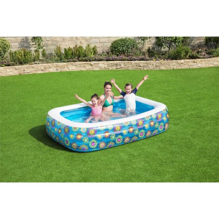 Bestway Blue inflatable children's pool 229x152x56 cm by Bestway, Swimming pools - Ref: Foro24-93793, Price: 58,30 €, Discoun...