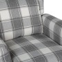 Sillón elevable de tela blanco y gris de vidaXL, Sillones de masaje eléctricos - Ref: Foro24-329480, Precio: 296,56 €, Descue...