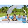 Bestway Toldo para piscina desmontable blanco de Bestway, Accesorios para piscinas y spa - Ref: Foro24-93801, Precio: 122,54 ...