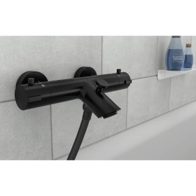 SCHÜTTE Single lever thermostatic bath and shower mixer LONDON matte black by SCHÜTTE, Faucets - Ref: Foro24-446557, Price: 1...