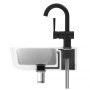 SCHÜTTE CORNWALL single-lever basin tap with matte black side handle by SCHÜTTE, Faucets - Ref: Foro24-446545, Price: 101,99 ...