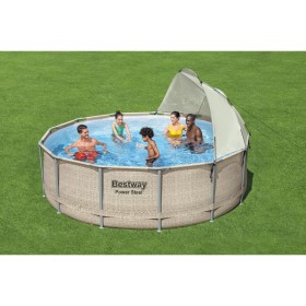 Bestway Toldo para piscina desmontable blanco de Bestway, Accesorios para piscinas y spa - Ref: Foro24-93802, Precio: 80,21 €...