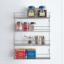 Metaltex Pepito wall spice rack 4 heights silver by Metaltex, spice racks - Ref: Foro24-443438, Price: 31,65 €, Discount: %