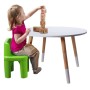 H&S Collection Children's table white 60x41 cm by H&S Collection, Baby and Toddler Furniture - Ref: Foro24-441894, Price: 47,...