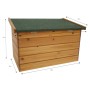 @Pet Brown wood chicken coop nesting box 62x38x41 cm by @Pet, Accessories for small animal habitats - Ref: Foro24-445133, Pri...