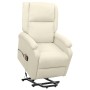 Sillón de masaje elevable tela color crema de vidaXL, Sillones de masaje eléctricos - Ref: Foro24-329718, Precio: 355,33 €, D...