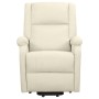 Liftable cream fabric massage chair by vidaXL, Electric massage chairs - Ref: Foro24-329718, Price: 355,33 €, Discount: %