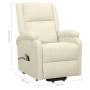 Liftable cream fabric massage chair by vidaXL, Electric massage chairs - Ref: Foro24-329718, Price: 355,33 €, Discount: %