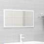 Glossy white engineered wood bathroom furniture set by vidaXL, Bathroom furniture - Ref: Foro24-3071600, Price: 235,49 €, Dis...