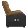 Hebbarer Massagesessel aus braunem Stoff von vidaXL, Elektrische Massagesessel - Ref: Foro24-329517, Preis: 315,99 €, Rabatt: %