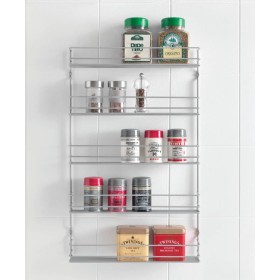 Metaltex Pepito 5-tier wall-mounted spice rack in silver by Metaltex, spice racks - Ref: Foro24-443439, Price: 37,99 €, Disco...