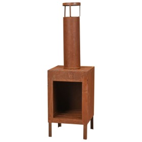 ProGarden Chimenea con tubo y asas color óxido 100 cm de ProGarden, Chimeneas - Ref: Foro24-442163, Precio: 96,74 €, Descuent...