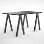 Nordlinger Caballete Aspen madera y metal negro 70x30x73 cm de Nordlinger, Patas para mesas - Ref: Foro24-444070, Precio: 66,...