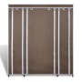 Cloth wardrobe with compartments and brown rods 45x150x176cm by vidaXL, Wardrobes - Ref: Foro24-240496, Price: 64,77 €, Disco...