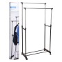 Storage solutions Garderobenständer mit zwei Stangen und Rollen 80x42x(90-160) cm von Storage solutions, Kommoden-Organizer u...