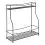 Metaltex Estantería para especias de 2 alturas Basalmico negro de Metaltex, Especieros - Ref: Foro24-443458, Precio: 37,33 €,...