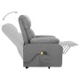 Sillón de masaje elevable tela gris claro de vidaXL, Sillones de masaje eléctricos - Ref: Foro24-329595, Precio: 345,99 €, De...