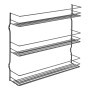 Metaltex Pepito 3-tier black wall spice rack by Metaltex, spice racks - Ref: Foro24-443432, Price: 27,96 €, Discount: %