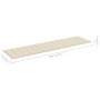 Tumbonas 2 uds madera maciza de teca con cojín color crema de vidaXL, Tumbonas - Ref: Foro24-3073188, Precio: 593,49 €, Descu...